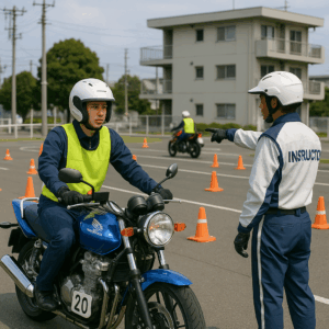 バイク卒検一発アウト