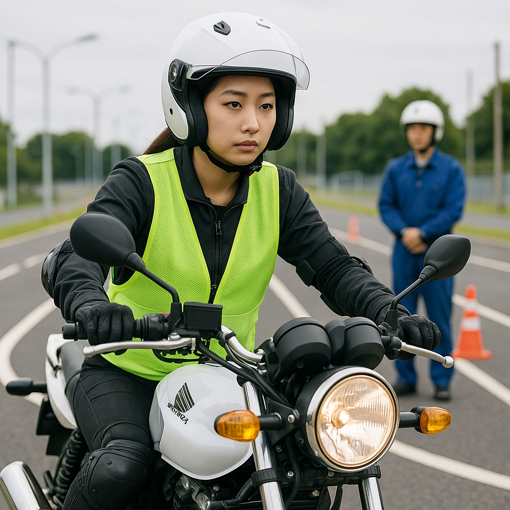 バイク教習で女性が感じる苦労と乗り越える為の実践ポイント
